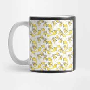 Lemon splash pattern Mug